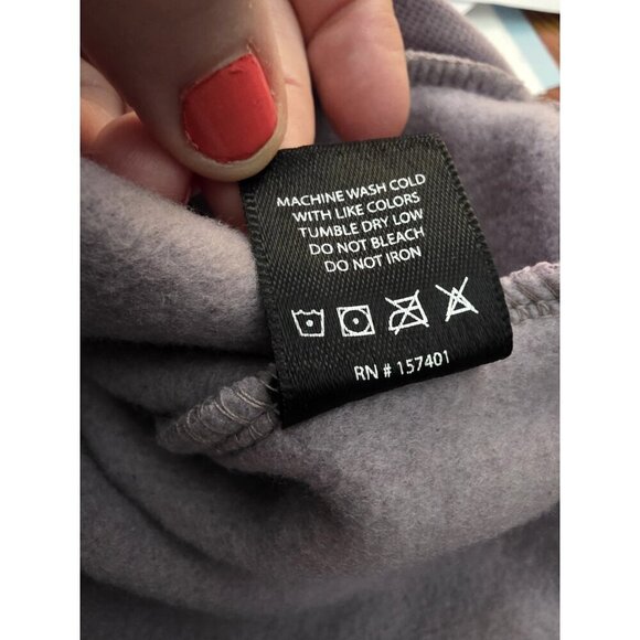 Civil Regime 1/4 Zip Up Womens Size Large Purple Sweater‎ Streetwear - Picture 11 of 11